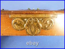 Ancient Old Jugendstil Boxe Belle Rare Boite Ancienne Napoleon III Art Nouveau