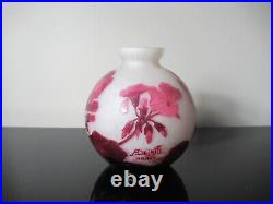 André Delatte Nancy Ancien vase boule Art Nouveau