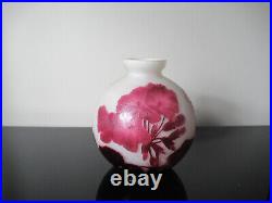 André Delatte Nancy Ancien vase boule Art Nouveau