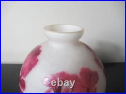 André Delatte Nancy Ancien vase boule Art Nouveau