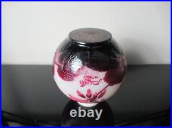 André Delatte Nancy Ancien vase boule Art Nouveau