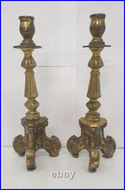Antique paire bougeoir chandelier 1900 regule art nouveau ancien france baroque