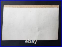 Aquarelle 1900 Art Nouveau 3 Vases Libellule Scarabée Dessin Ancien Jugendstil