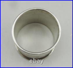 Art Nouveau ancien rond de serviette en argent russe poinçon 84 Silver Russia Art Nouveau ancien rond de serviette en argent russe poinçon 84 Silver Russia
