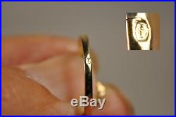 Bague Ancien Art Nouveau Or Massif 18k Diamants Antique Solid Gold Diamond Ring