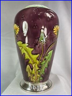 Beau ancien vase en céramique signé Sèvres art nouveau