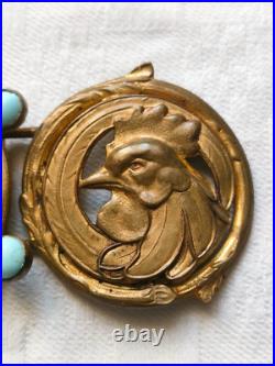 Bijou ancien boucle de ceinture, art nouveau, Piel Frères Bijou ancien boucle de ceinture, art nouveau, Piel Frères