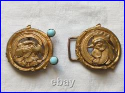 Bijou ancien boucle de ceinture, art nouveau, Piel Frères Bijou ancien boucle de ceinture, art nouveau, Piel Frères