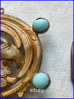 Bijou ancien boucle de ceinture, art nouveau, Piel Frères Bijou ancien boucle de ceinture, art nouveau, Piel Frères