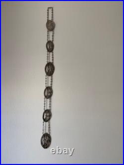 Bijou ancien, ceinture metal argenté Art Nouveau, libellule Bijou ancien, ceinture metal argenté Art Nouveau, libellule