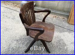 Bistro ancienne chaise fauteuil de bistrot art nouveau en chêne massif réglable