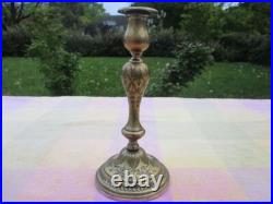 Bougeoir Ancien Bronze fleurs Art nouveau Bougeoir Ancien Bronze fleurs Art nouveau
