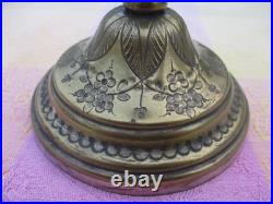 Bougeoir Ancien Bronze fleurs Art nouveau Bougeoir Ancien Bronze fleurs Art nouveau
