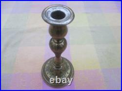 Bougeoir Ancien Bronze fleurs Art nouveau Bougeoir Ancien Bronze fleurs Art nouveau