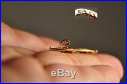Broche Ancienne Art Nouveau Or Massif 18k Perles Antique Solid Gold Brooch