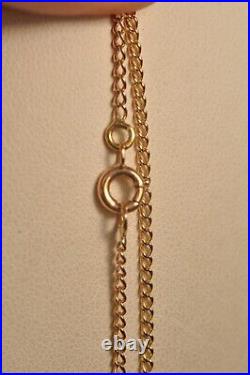 Broche Collier Ancien Art Nouveau Or Massif 18k Antique Solid Gold Brooch Neckla