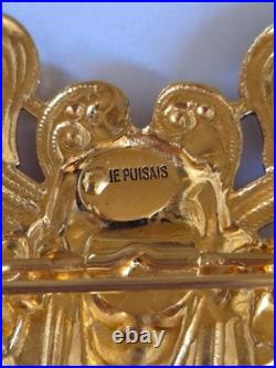 Broche ancienne Art Nouveau signée Marie Puisais