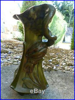 Bronze de Paris Ancien pichet Aiguière signé SCHWARTZ zoomorphe tampon 19eme