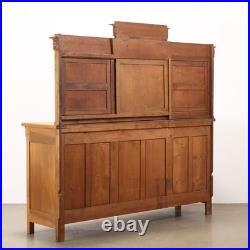 Buffet Ancien Art Nouveau Merisier Tiroirs Italie XIXe Siècle Original