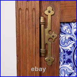 Buffet Art Nouveau Ancien Chêne 2 Tiroirs Italie XXe Siècle Original