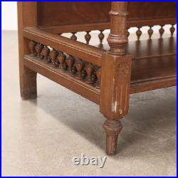 Buffet Art Nouveau Ancien Chêne 2 Tiroirs Italie XXe Siècle Original