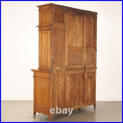 Buffet Art Nouveau Ancien Merisier Gravé Italie XIXe Siècle Original Buffet Art Nouveau Ancien Merisier Gravé Italie XIXe Siècle Original