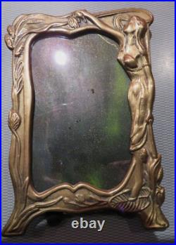 CADRES PORTE-PHOTO anciens style ART NOUVEAU BRONZE ALLEGORIES de la JEUNESSE CADRES PORTE-PHOTO anciens style ART NOUVEAU BRONZE ALLEGORIES de la JEUNESSE