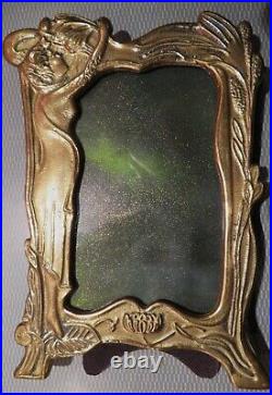 CADRES PORTE-PHOTO anciens style ART NOUVEAU BRONZE ALLEGORIES de la JEUNESSE CADRES PORTE-PHOTO anciens style ART NOUVEAU BRONZE ALLEGORIES de la JEUNESSE