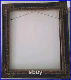 Cadre ancien bois sculpté Art Deco Art Nouveau Large Antique Picture Frame, wood