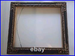 Cadre ancien bois sculpté Art Deco Art Nouveau Large Antique Picture Frame, wood