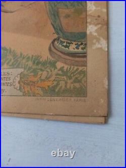 Calendrier 1897 LA BELLE JARDINIERE Belle Epoque Art Nouveau Ancien Publicitaire