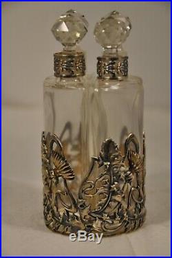 Cave A Parfum Ancien Flacon Antique Perfume Case Bottle Art Nouveau