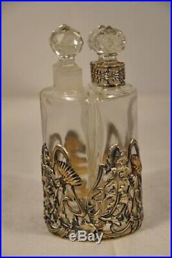 Cave A Parfum Ancien Flacon Antique Perfume Case Bottle Art Nouveau