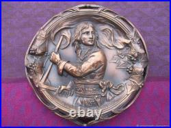Cendrier ancien Napoléon Bronze Art Nouveau Cendrier ancien Napoléon Bronze Art Nouveau