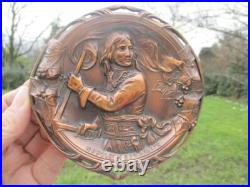 Cendrier ancien Napoléon Bronze Art Nouveau Cendrier ancien Napoléon Bronze Art Nouveau