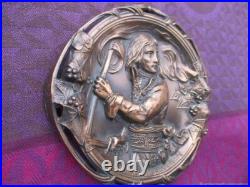 Cendrier ancien Napoléon Bronze Art Nouveau Cendrier ancien Napoléon Bronze Art Nouveau