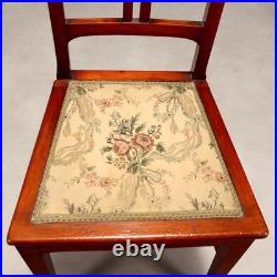 Chaises Art Nouveau Anciennes Tissu Rembourrage XXe Siècle Originales