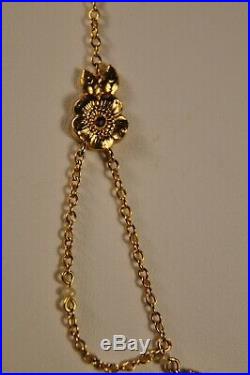 Collier Ancien Art Nouveau Plaque Or Antique Fix Necklace