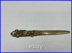 Coupe Papier Bronze Ancien Art Nouveau Signe Tochudia