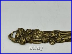 Coupe Papier Bronze Ancien Art Nouveau Signe Tochudia