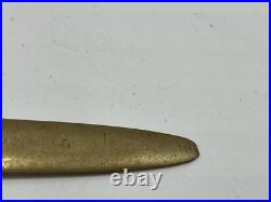 Coupe Papier Bronze Ancien Art Nouveau Signe Tochudia