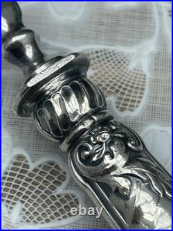 Couverts à Poisson Ancien Manche en argent 800 Poinçon Minerve Art Nouveau Couverts à Poisson Ancien Manche en argent 800 Poinçon Minerve Art Nouveau