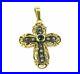 Crucifix-En-Style-Ancien-Vintage-Or-Massif-18K-Croix-Diamants-Et-Saphirs-01-auq