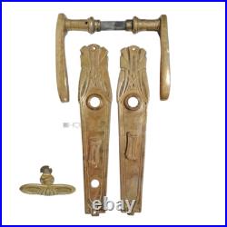 Ensemble De Poignées Style Art Nouveau Ancien Poignées Carrées Porte 68Mm 10Pcs