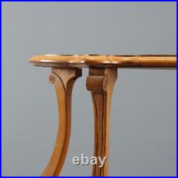 Étagère Ancienne Art Nouveau Hêtre Italie du XXe Siècle Originale