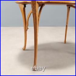 Étagère Ancienne Art Nouveau Hêtre Italie du XXe Siècle Originale