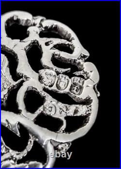 Étui Ancien Art Nouveau Argent Sterling Manteau Boutons Ceylan Championnat Prix Étui Ancien Art Nouveau Argent Sterling Manteau Boutons Ceylan Championnat Prix