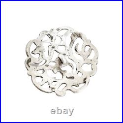 Étui Ancien Art Nouveau Argent Sterling Manteau Boutons Ceylan Championnat Prix Étui Ancien Art Nouveau Argent Sterling Manteau Boutons Ceylan Championnat Prix