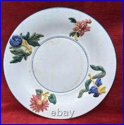 Gien Cache Pot Ancien Barbotine Majolica Art Nouveau Jugendstil 19eme Xixeme