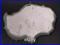 Grand bas relief art nouveau céramique murale biscuit décoration ancienne